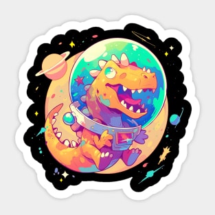 space dino Sticker